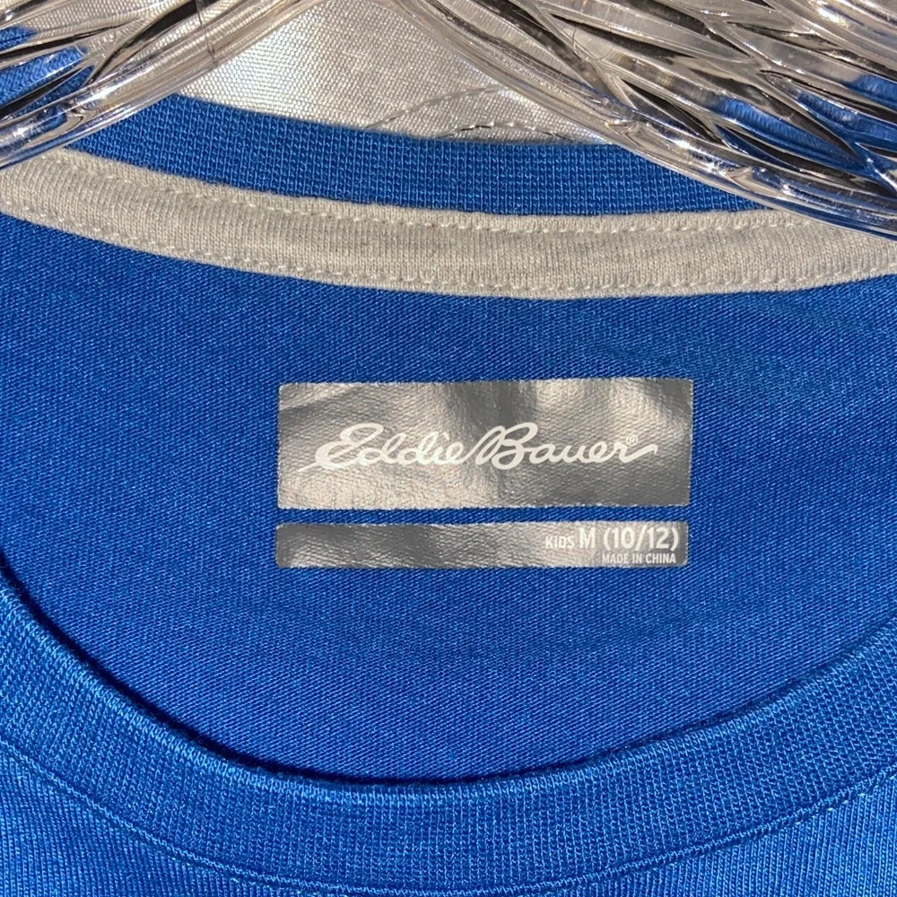 Eddie Bauer'Take a Hike' Design Shirt Youth Size Medium (10/12) 🔥 C2